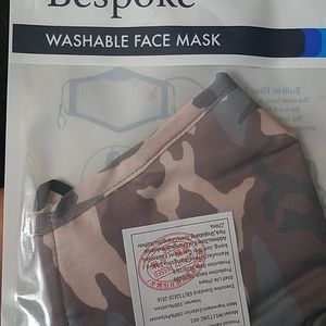 facemasks set of 2 camo print